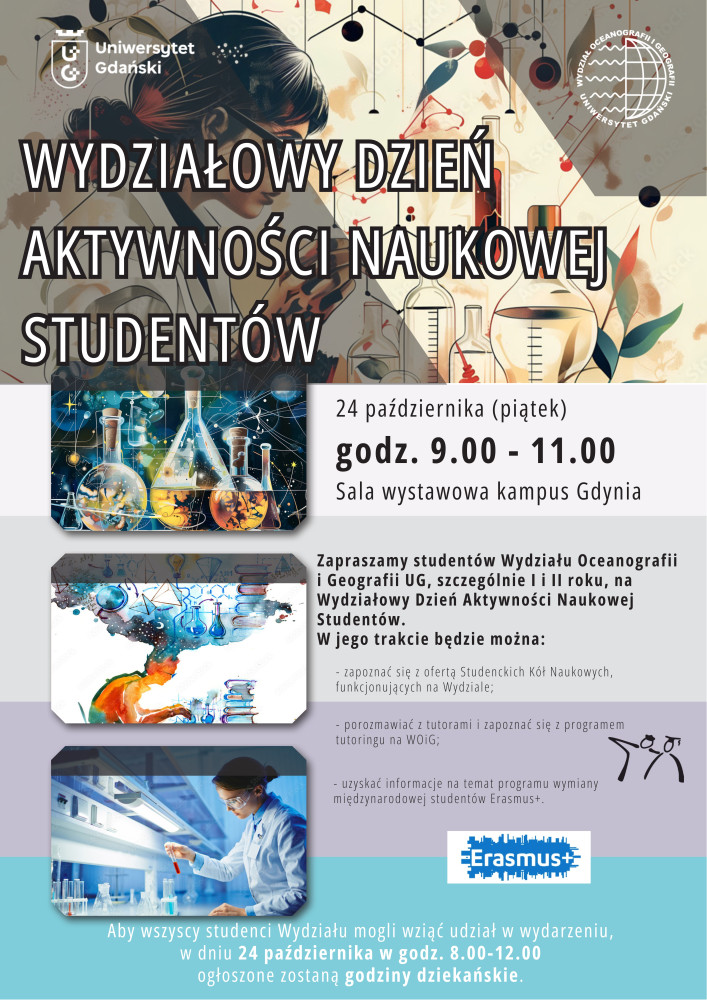 PLAKAT - DZIEŃ AKTYWNOŚCI NAUKOWEJ STUDENTÓ