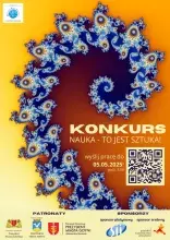 Plakat konkursu Nauka — to jest sztuka! 