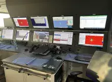 Wnętrze statku - monitory