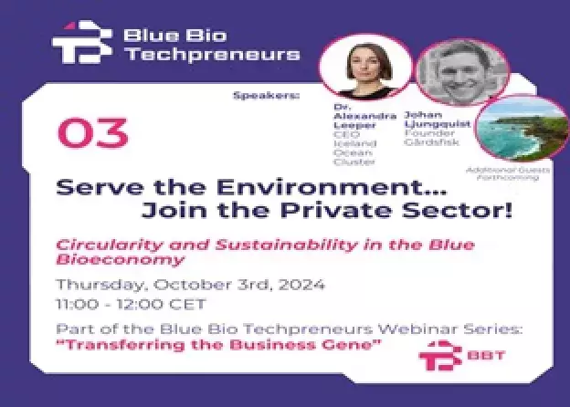 Webinarium:„ Serve the Environment…Join the Private Sector!”