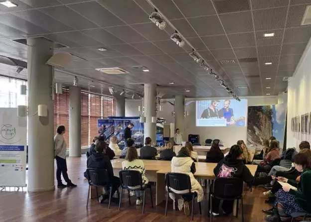Spotkanie studenów WOiG z pracownikami szwedzkiej farmy RAS Gårdsfisk