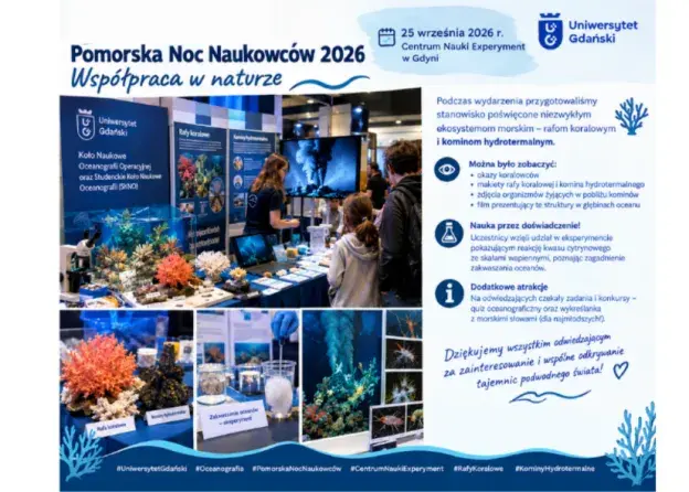 🌊 Noc Naukowców w Centrum Nauki Experyment! 🪸