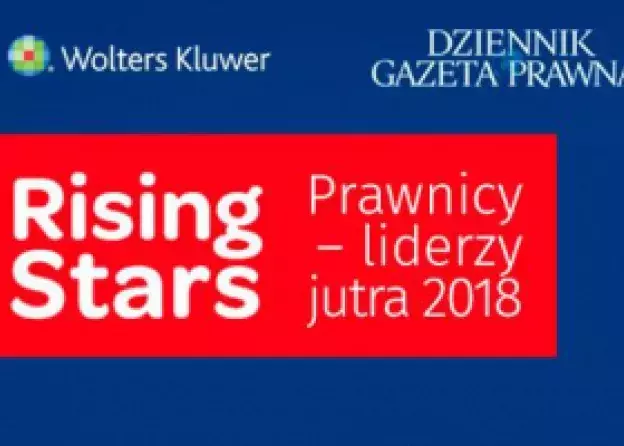 Dr Jakub H. Szlachetko z nagrodą specjalną „Rising Stars Prawnicy – liderzy jutra 2018”