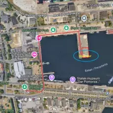 Miejsce postoju statku rv Oceanograf w dniu 31.05.2025