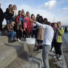 Warsztaty dla młodzieży na Wydziale Oceanografii i Geografii : foto Halina Kendzierska
