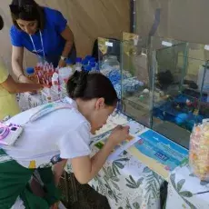 Zajęcia w trakcie pikniku naukowego